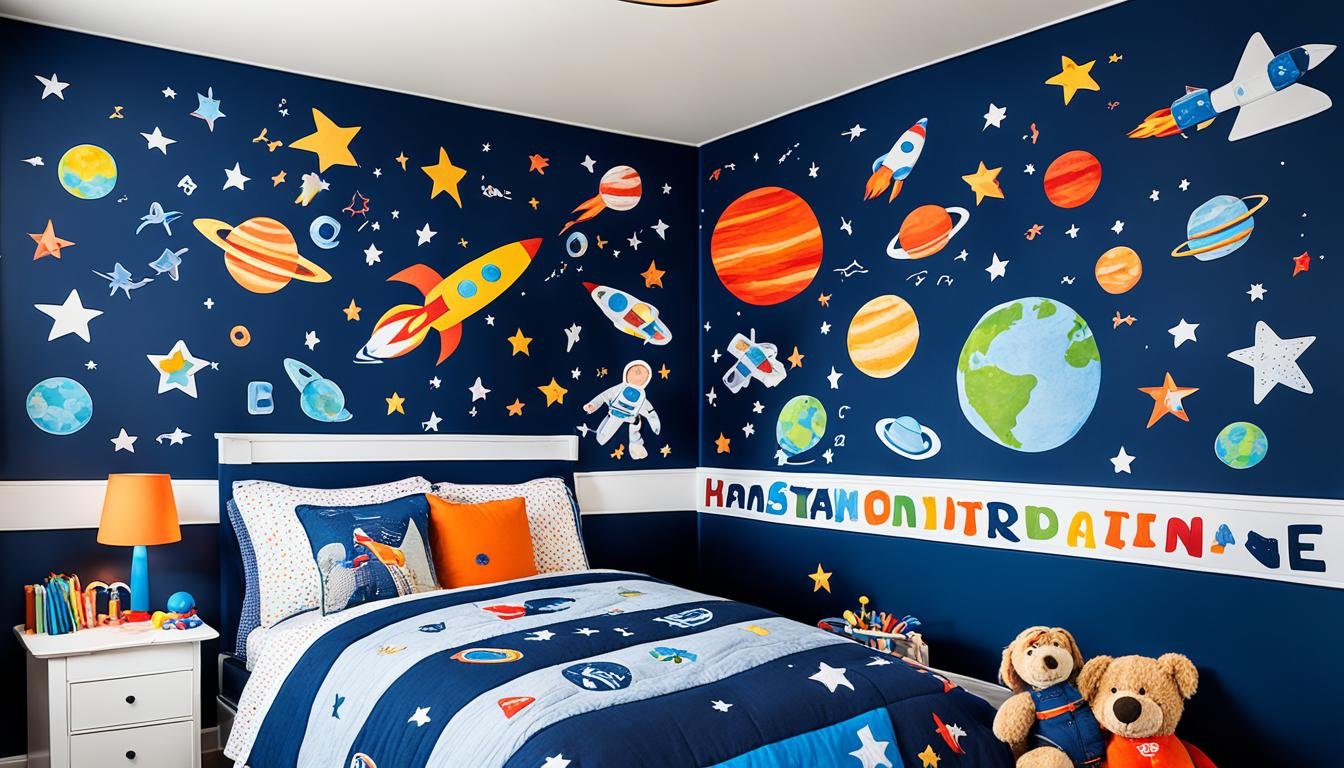 30 ideias decoração de quarto infantil tema espaço