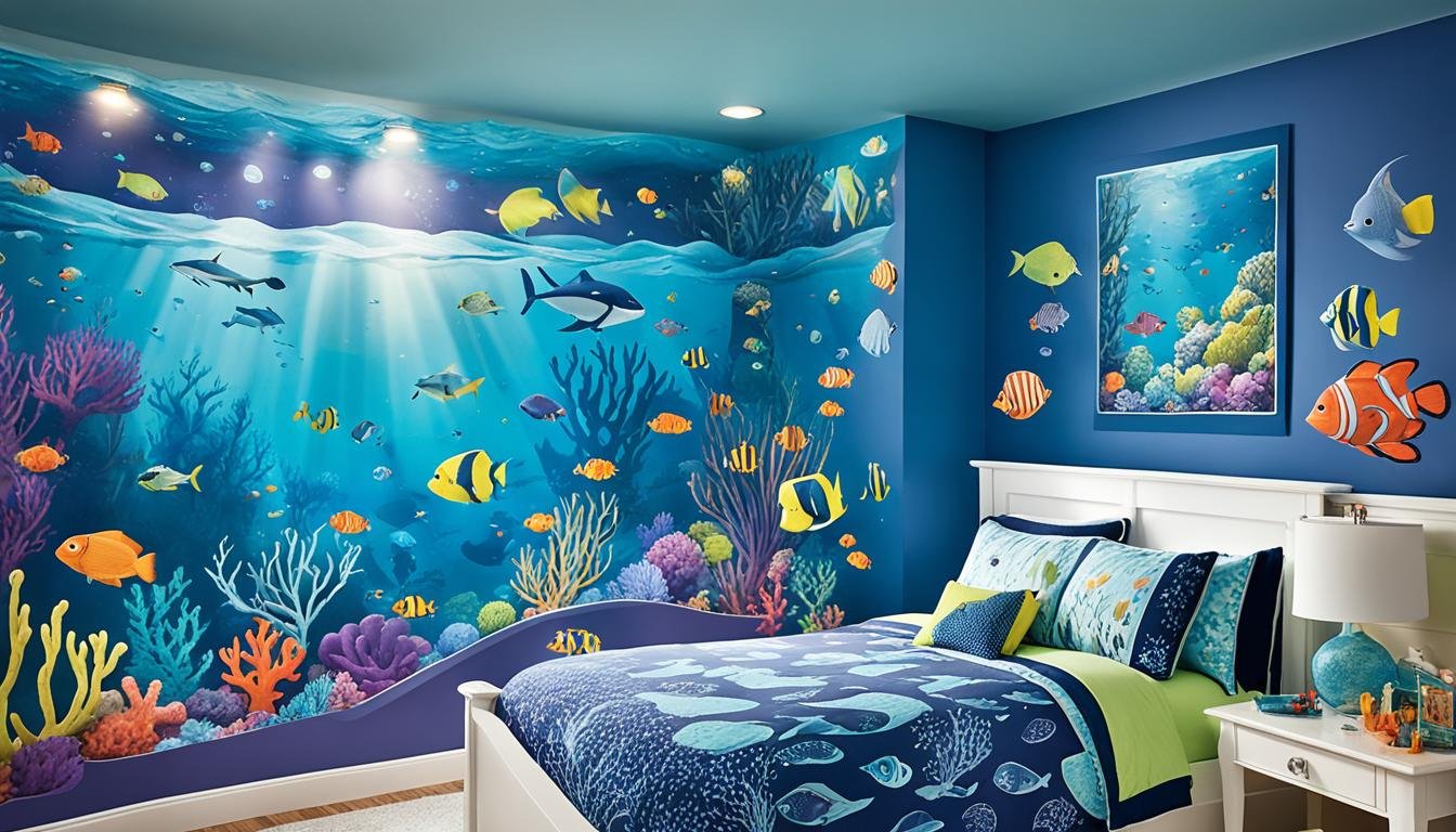 30 ideias decoração de quarto infantil tema funfo do mar