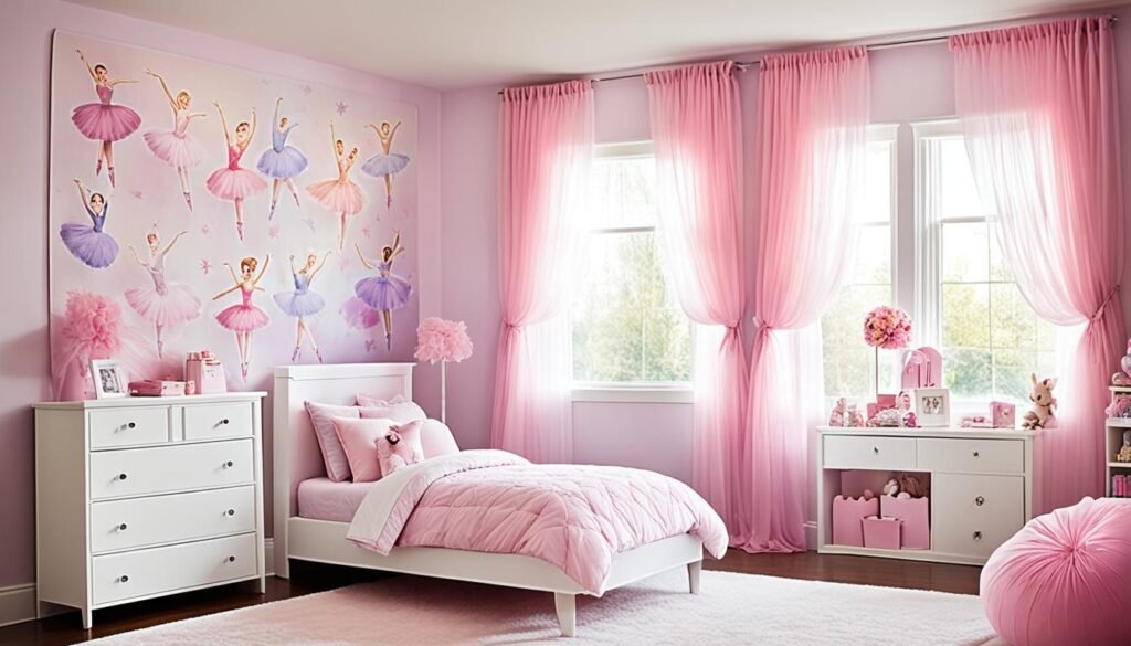 decoração quarto infantil tema bailarina