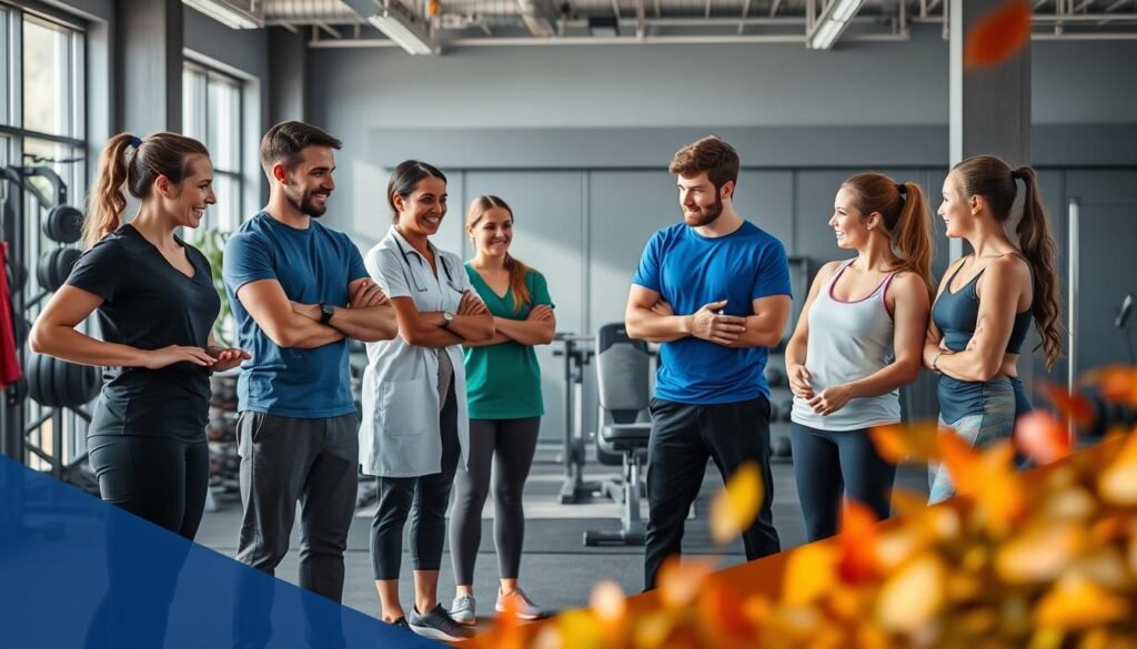 Profissionais de saúde e fitness