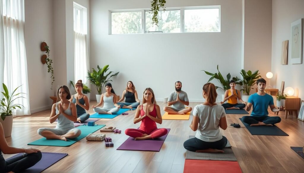 Técnicas de respiração no yoga