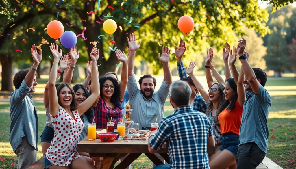 celebrando vitórias