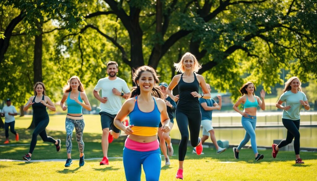 exercícios físicos