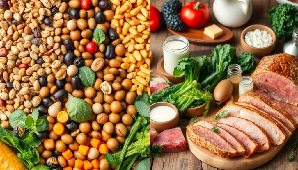 proteínas vegetais vs proteínas animais